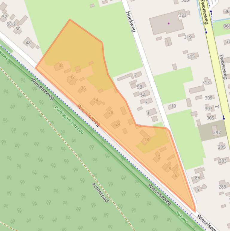 Kaart van postcodegebied 7345CD.