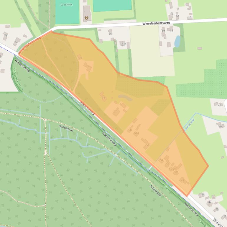 Kaart van postcodegebied 7345CE.