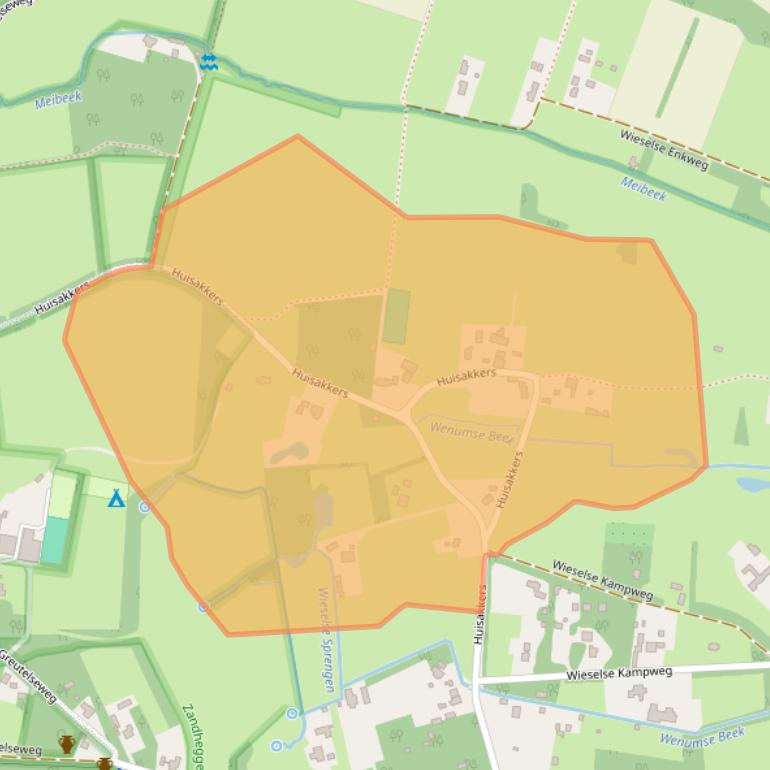 Kaart van postcodegebied 7345CN.