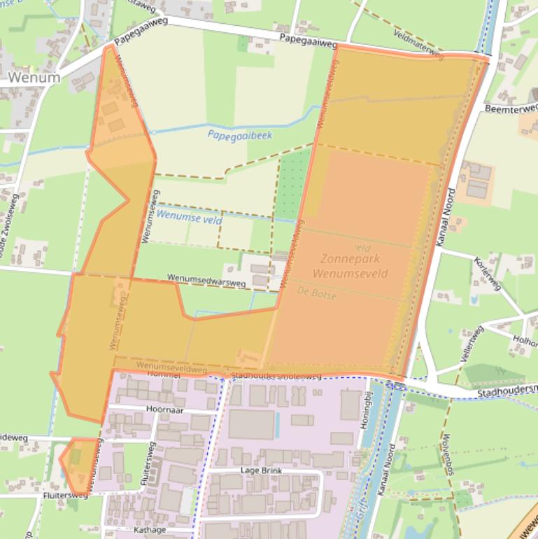 Kaart van postcodegebied 7345DE.