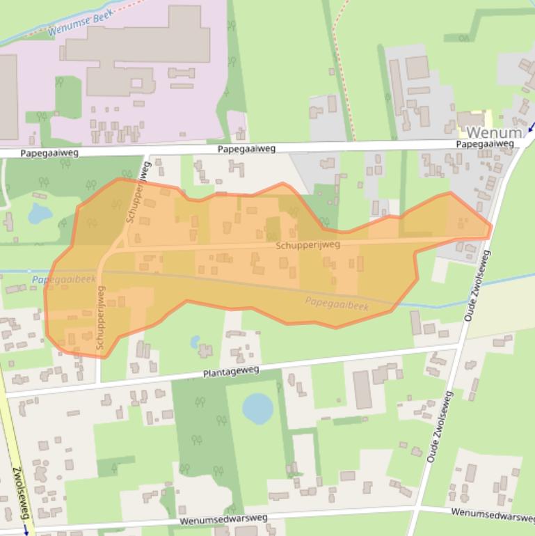 Kaart van postcodegebied 7345DJ.