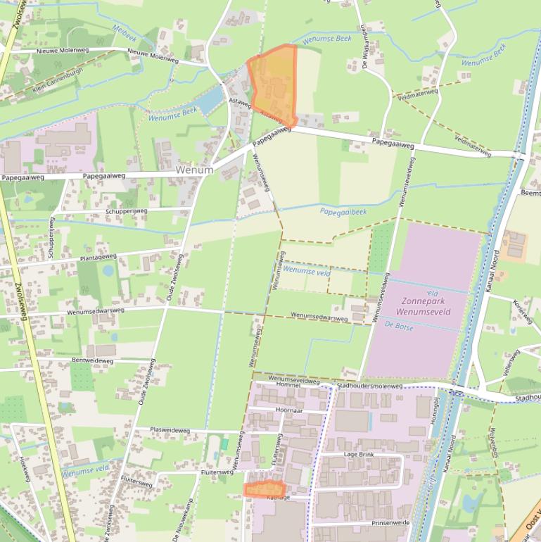 Kaart van postcodegebied 7345DN.