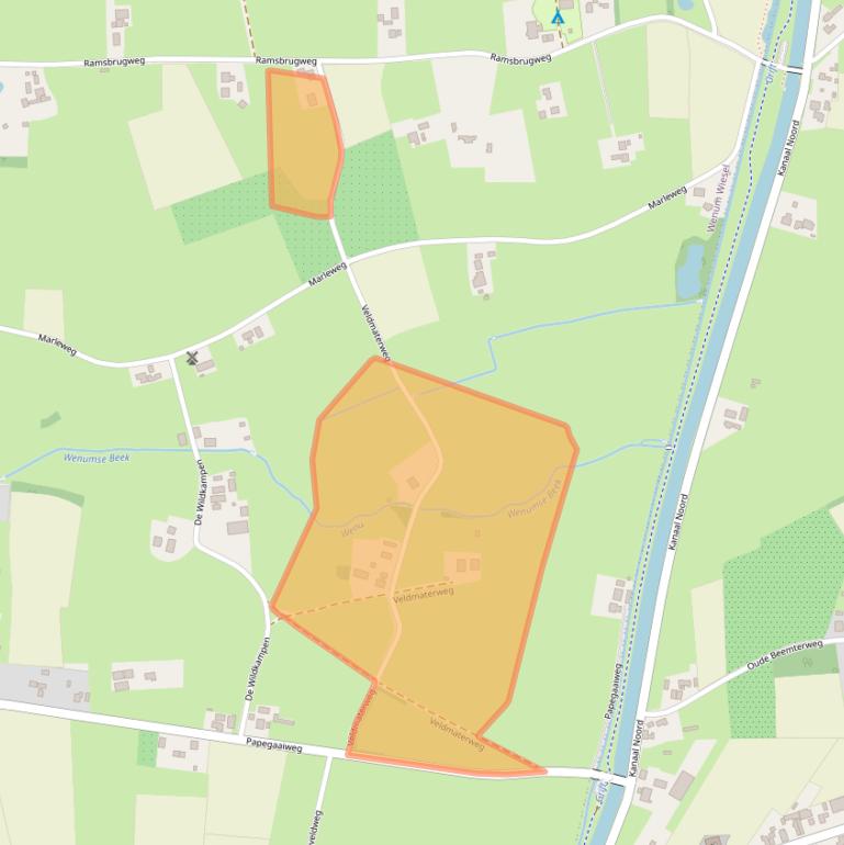 Kaart van postcodegebied 7345DR.