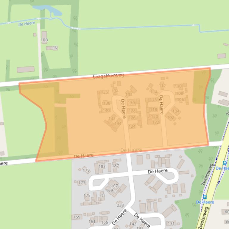 Kaart van postcodegebied 7345EL.