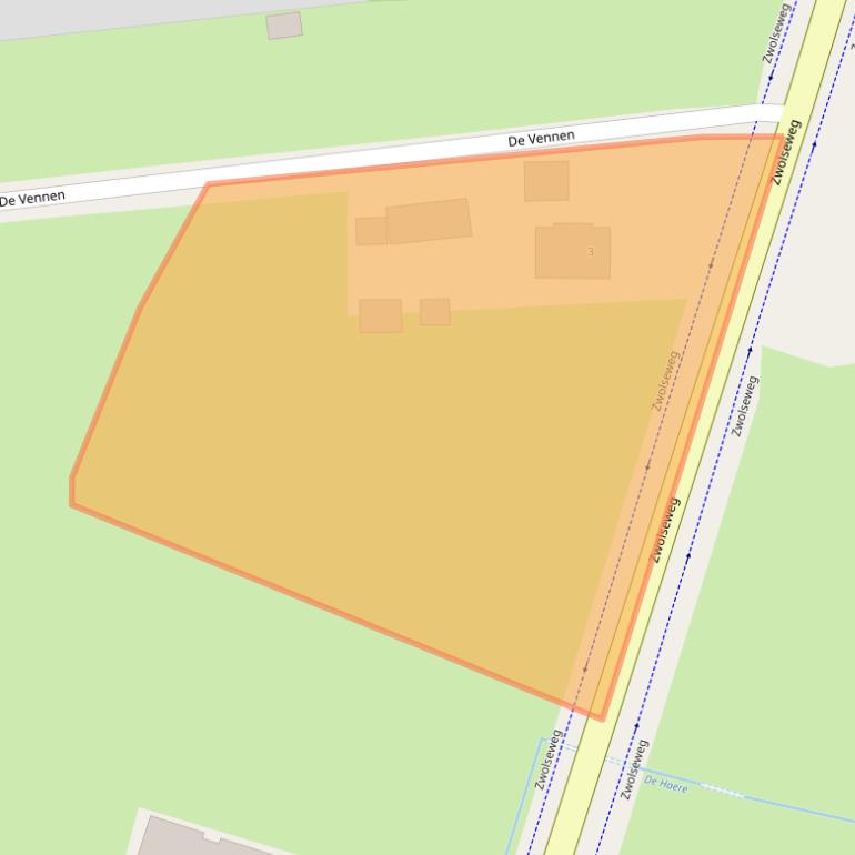 Kaart van postcodegebied 7345EZ.