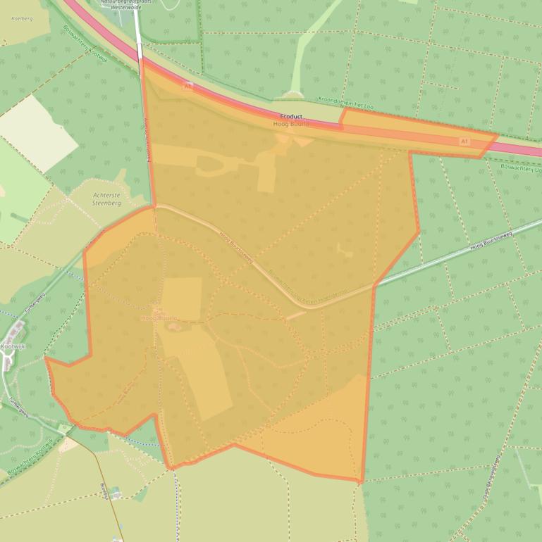 Kaart van postcodegebied 7348BB.