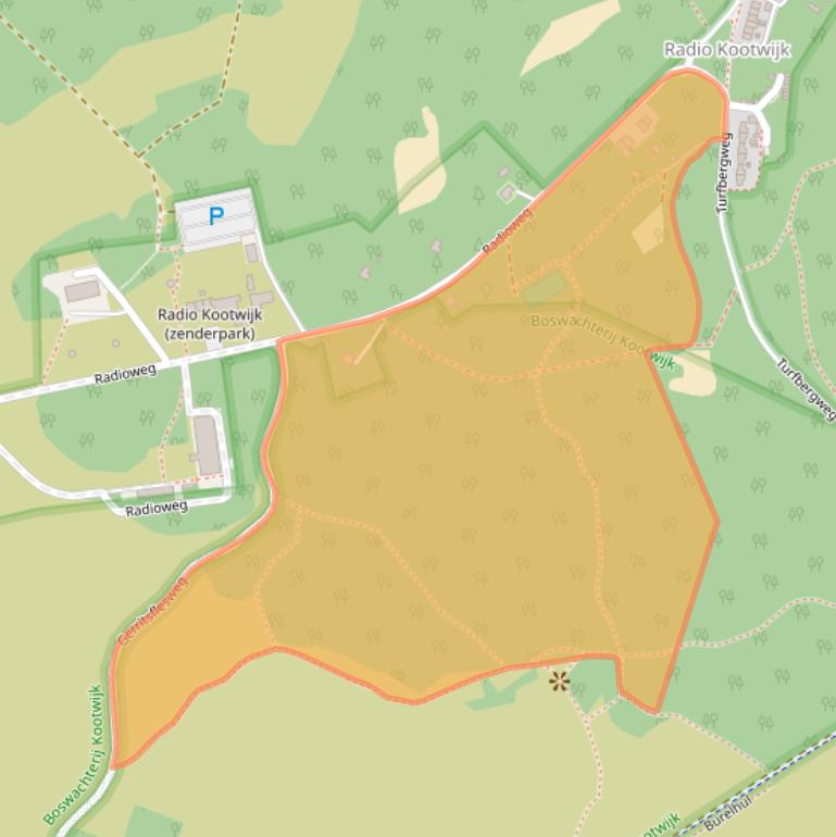 Kaart van postcodegebied 7348BH.