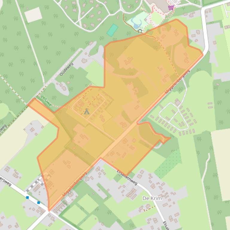 Kaart van postcodegebied 7351BN.
