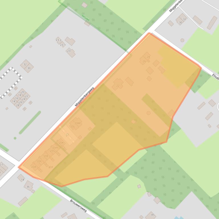 Kaart van postcodegebied 7351BR.