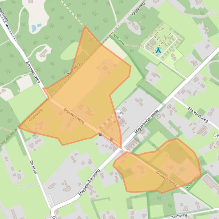 Kaart van postcodegebied 7351BS.