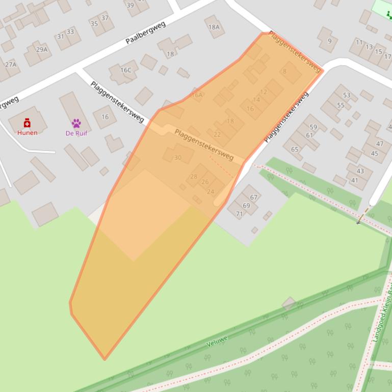 Kaart van postcodegebied 7351CC.