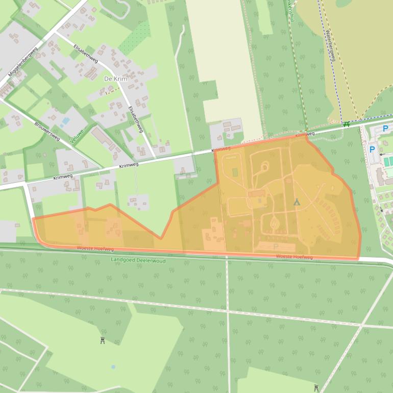 Kaart van postcodegebied 7351TN.