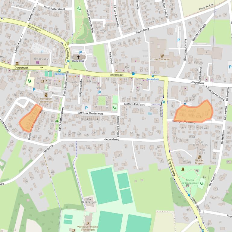 Kaart van postcodegebied 7361AH.