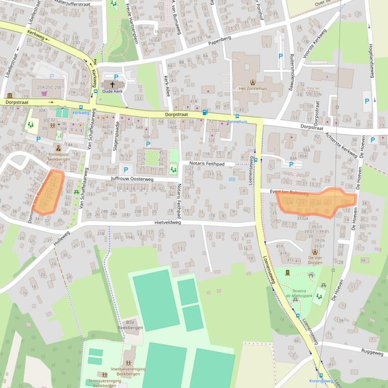 Kaart van postcodegebied 7361AJ.