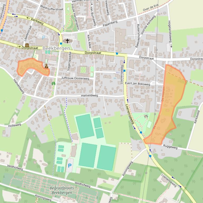 Kaart van postcodegebied 7361AK.