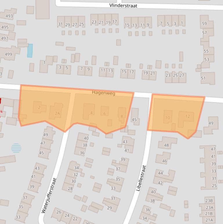 Kaart van postcodegebied 7361BP.