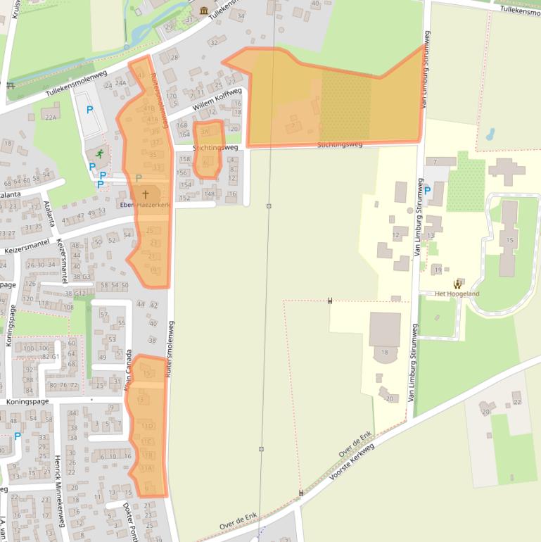 Kaart van postcodegebied 7361CB.