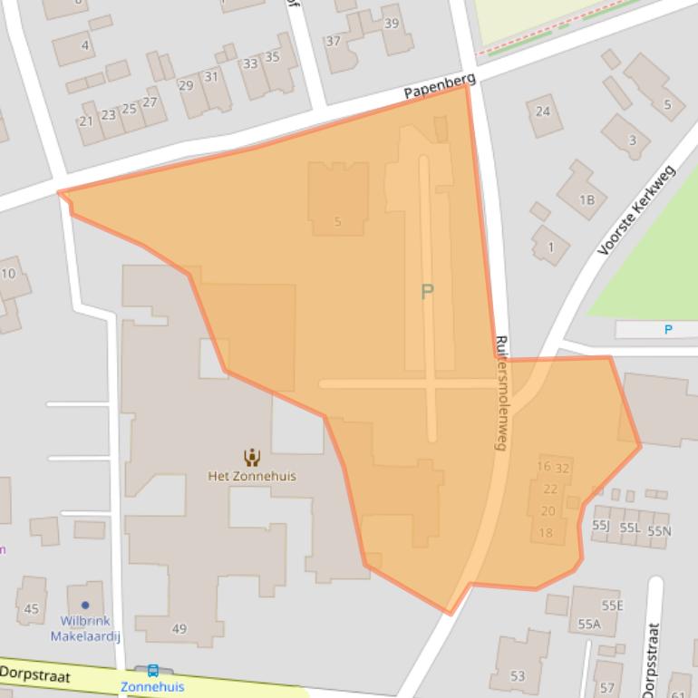 Kaart van postcodegebied 7361CC.