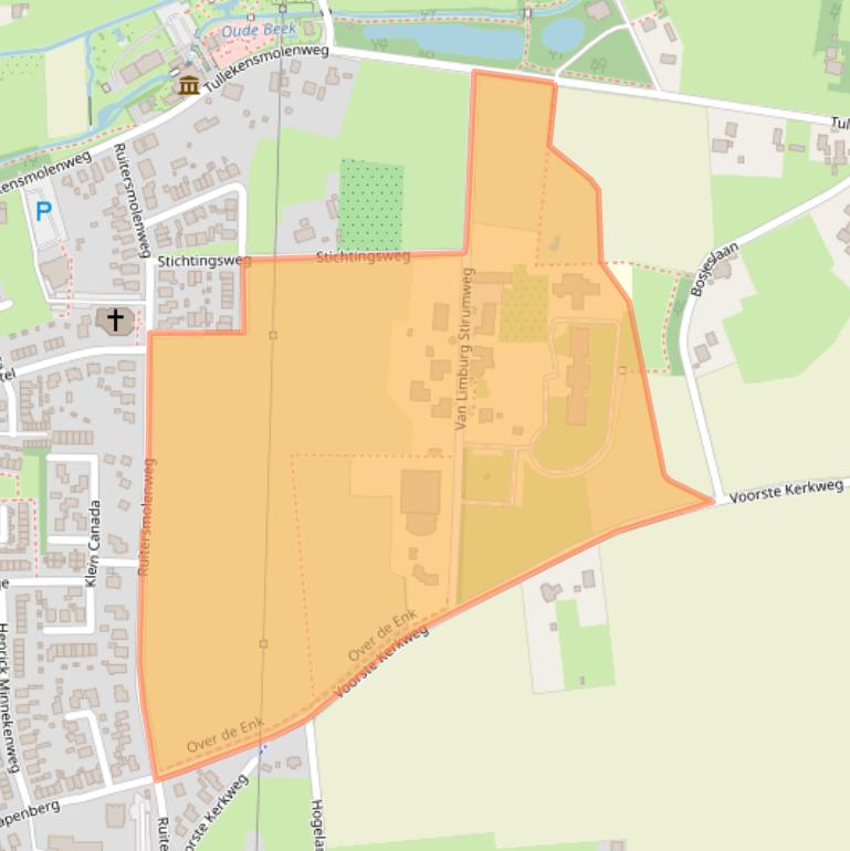 Kaart van postcodegebied 7361CE.