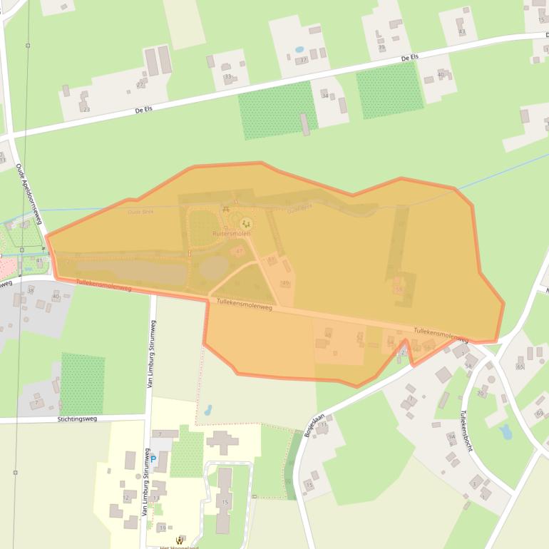 Kaart van postcodegebied 7361EP.