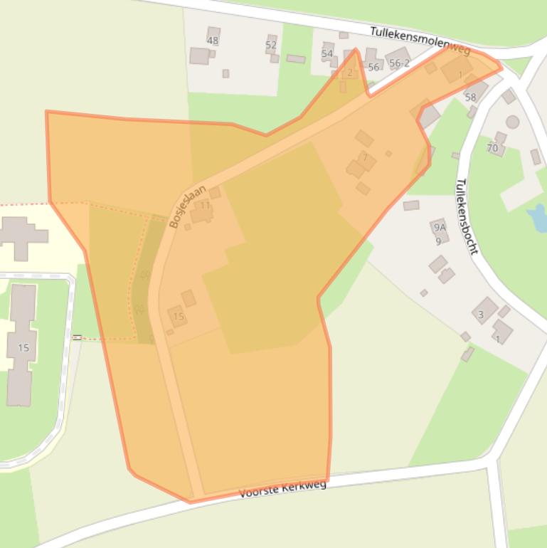 Kaart van postcodegebied 7361ES.