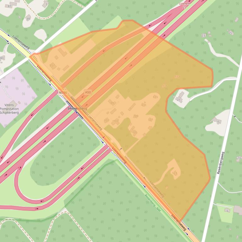 Kaart van postcodegebied 7361GE.