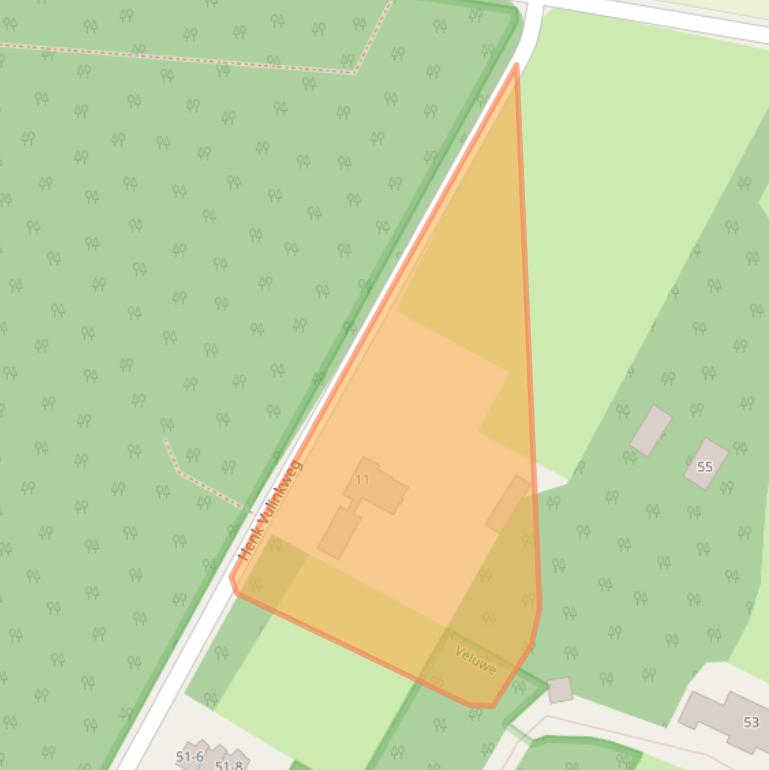 Kaart van postcodegebied 7361GW.