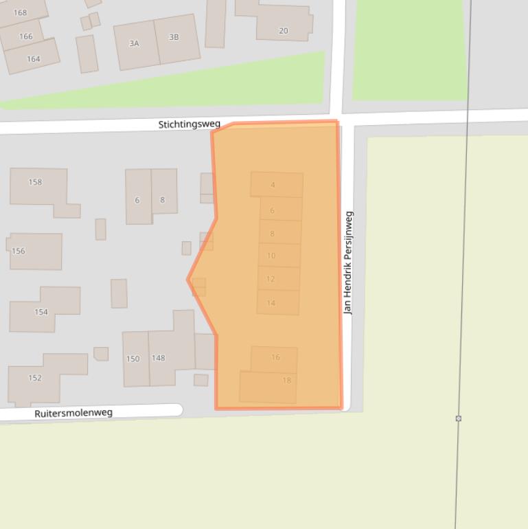 Kaart van postcodegebied 7361HB.