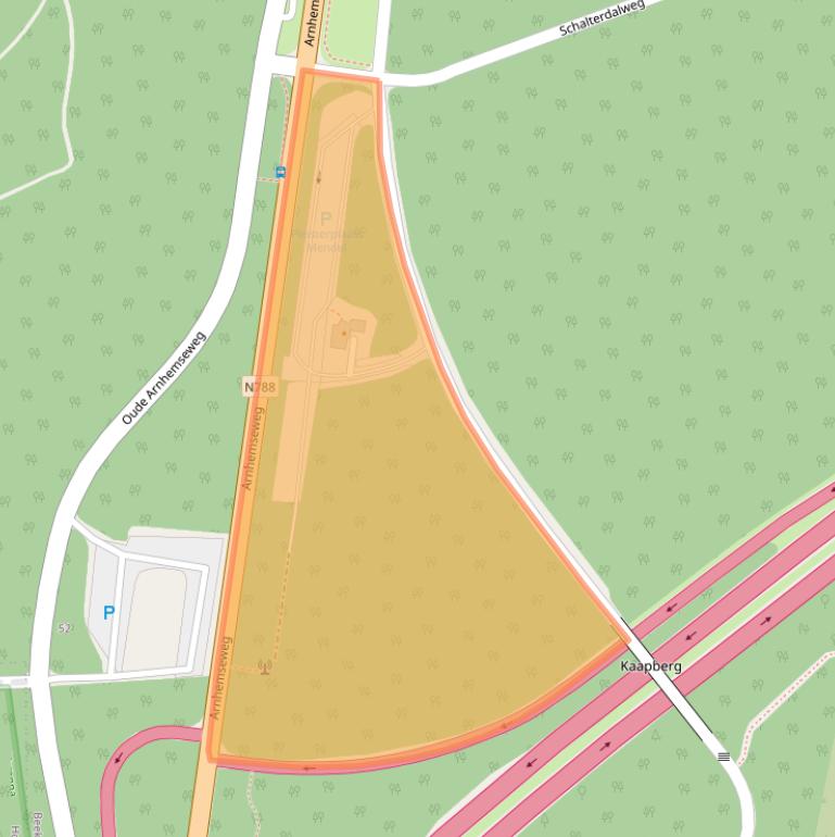 Kaart van postcodegebied 7361TN.