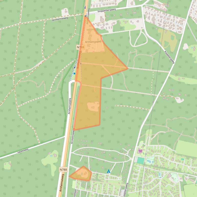 Kaart van postcodegebied 7361TR.