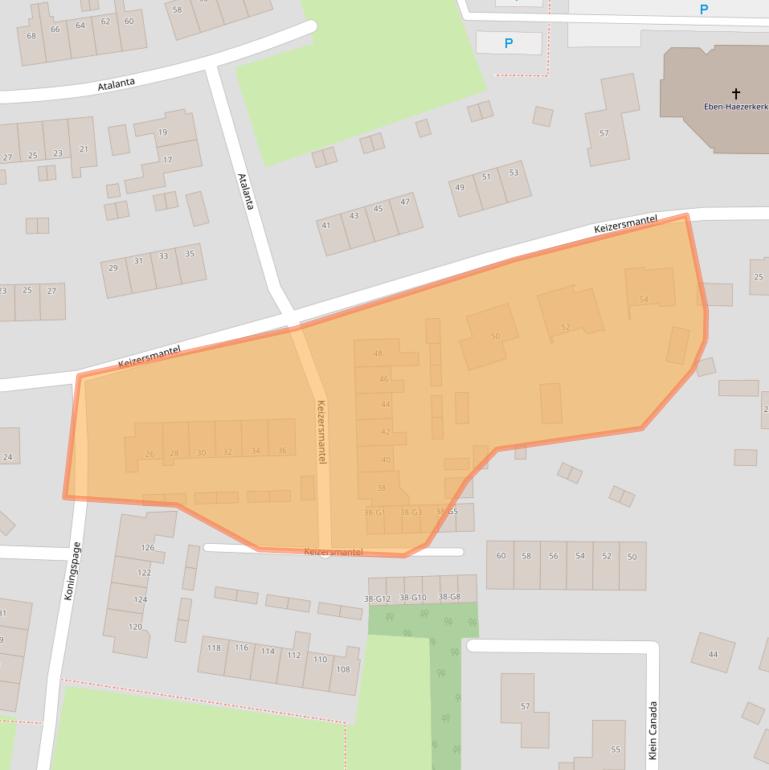 Kaart van postcodegebied 7361ZP.