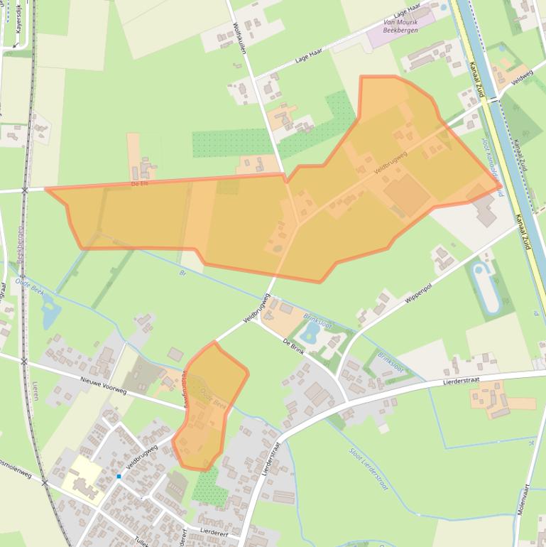 Kaart van postcodegebied 7364AG.