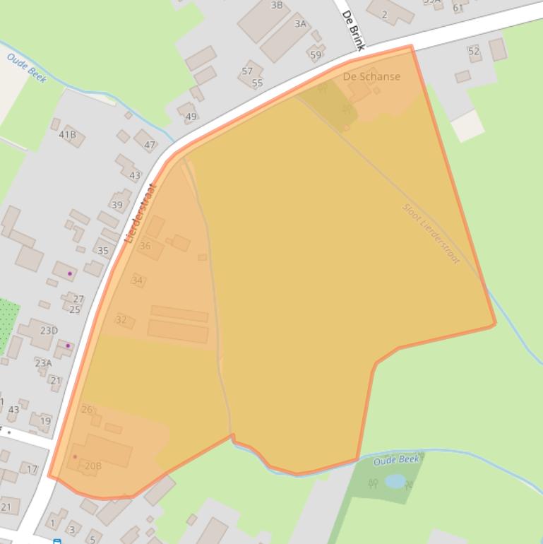 Kaart van postcodegebied 7364BL.