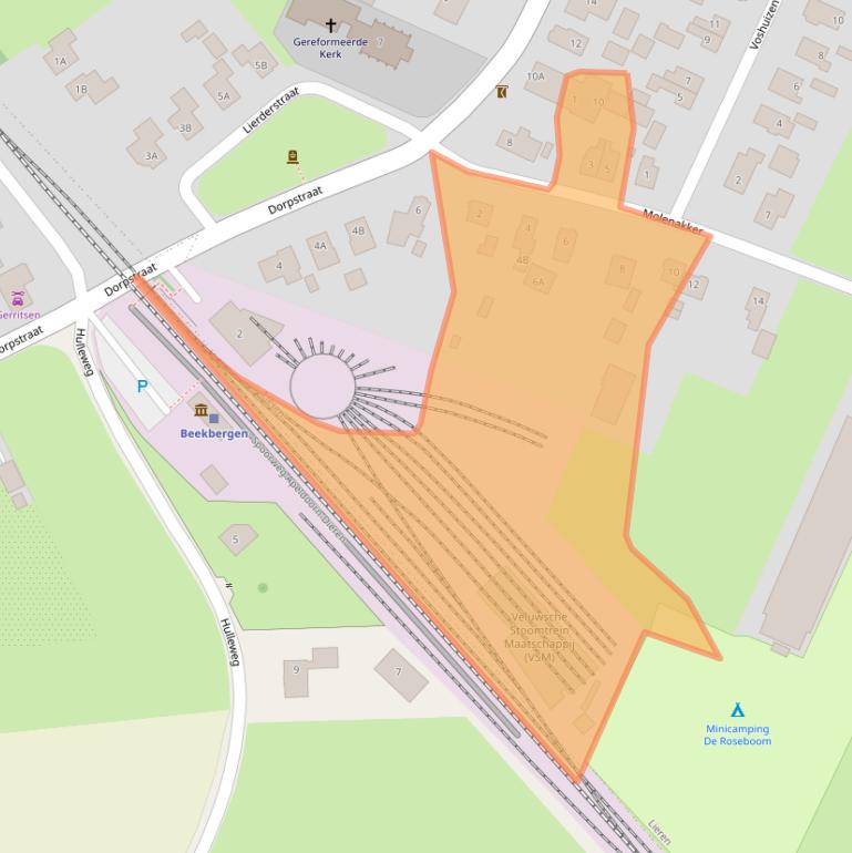 Kaart van postcodegebied 7364BM.