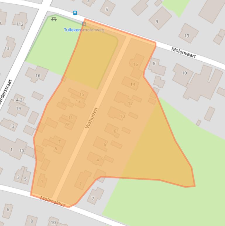 Kaart van postcodegebied 7364BP.