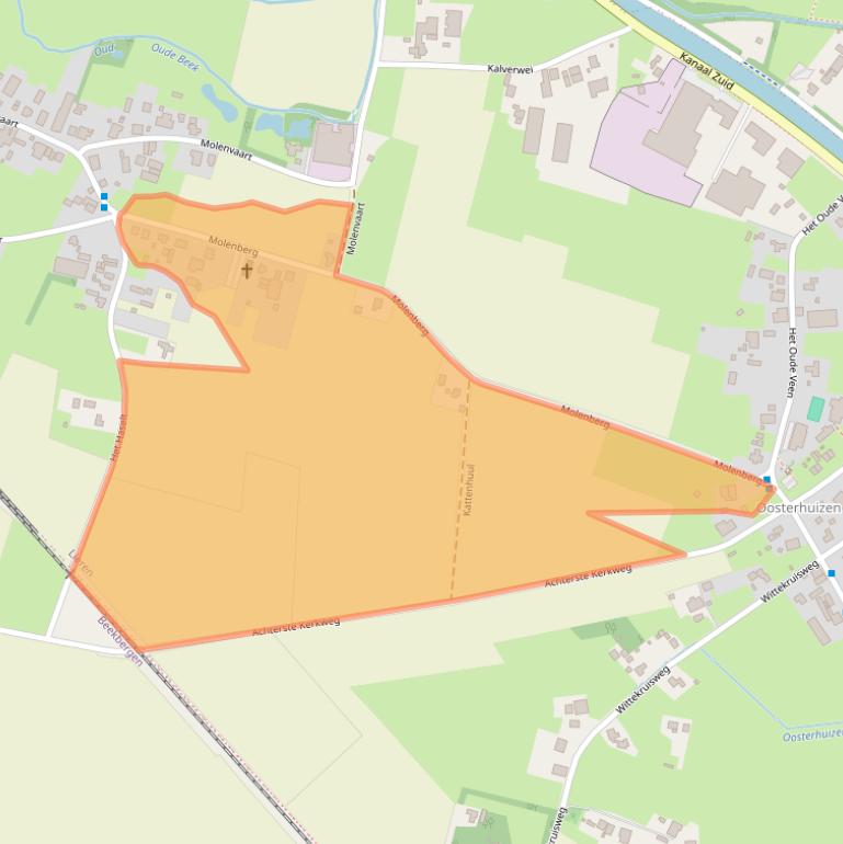 Kaart van postcodegebied 7364BT.