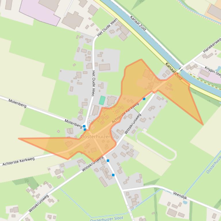 Kaart van postcodegebied 7364BV.