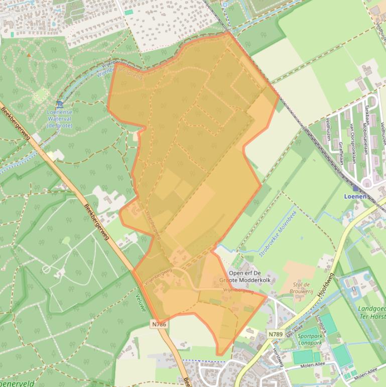 Kaart van postcodegebied 7371AB.