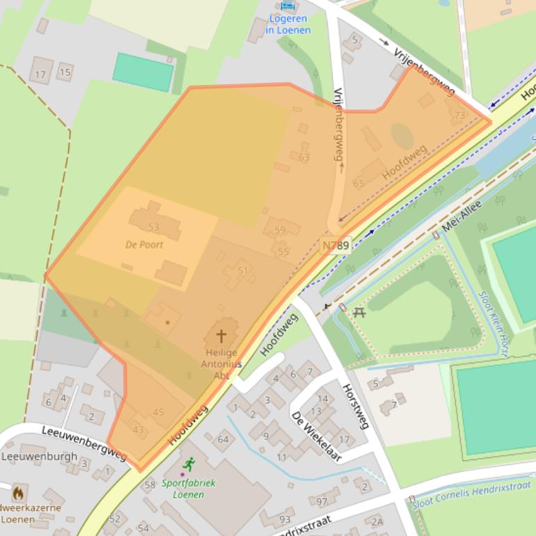 Kaart van postcodegebied 7371AE.