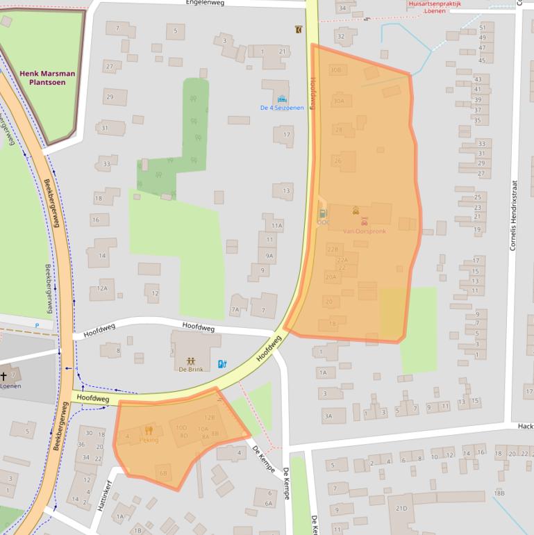 Kaart van postcodegebied 7371AH.