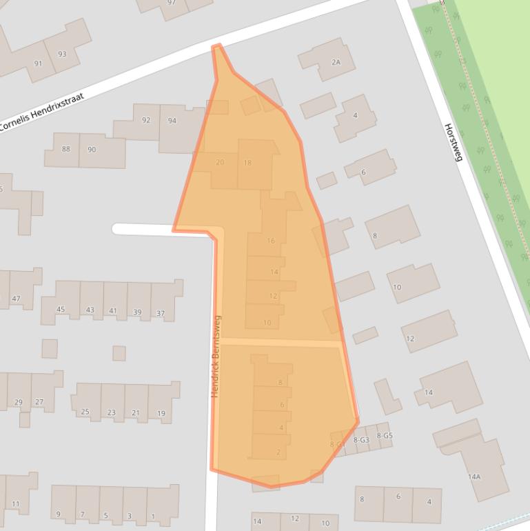 Kaart van postcodegebied 7371BC.