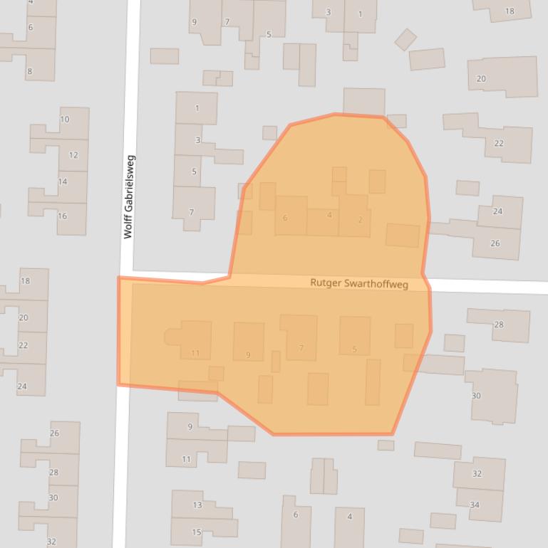 Kaart van postcodegebied 7371BE.