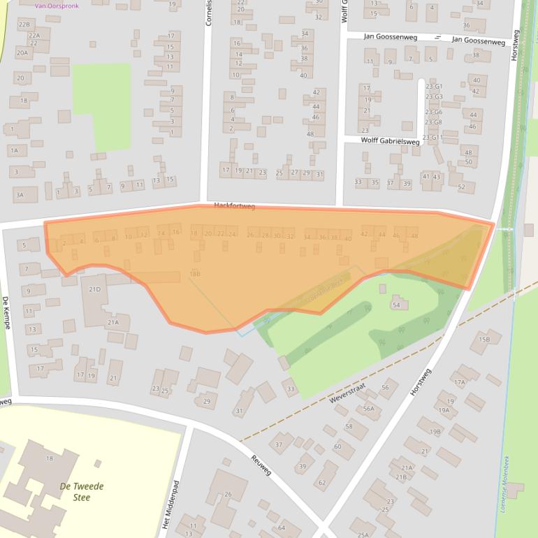 Kaart van postcodegebied 7371BM.