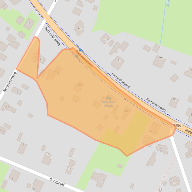 Kaart van postcodegebied 7371CK.