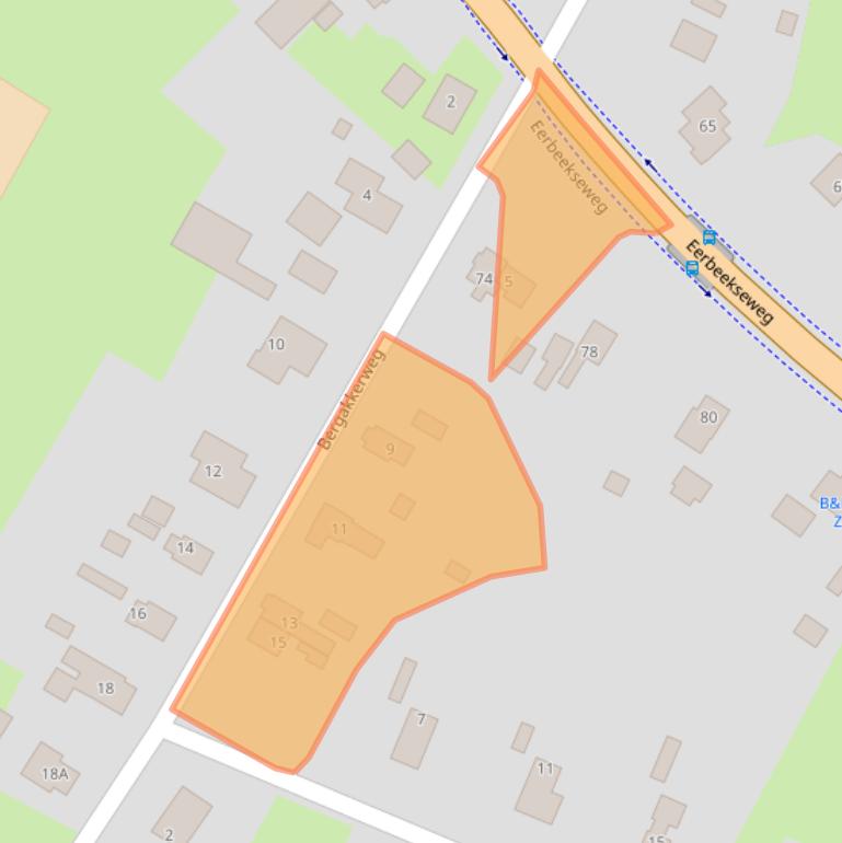 Kaart van postcodegebied 7371CT.