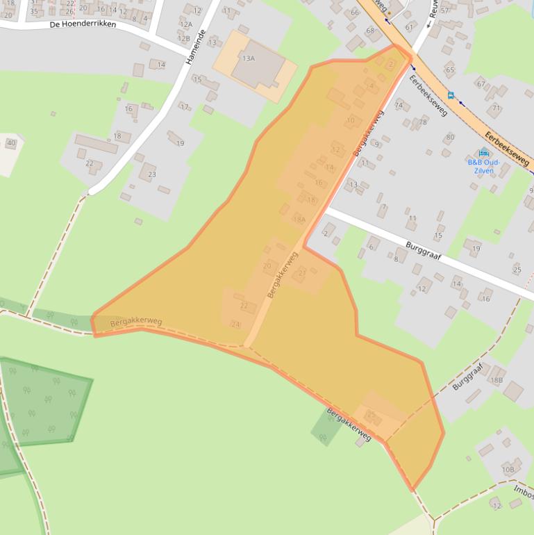 Kaart van postcodegebied 7371CV.