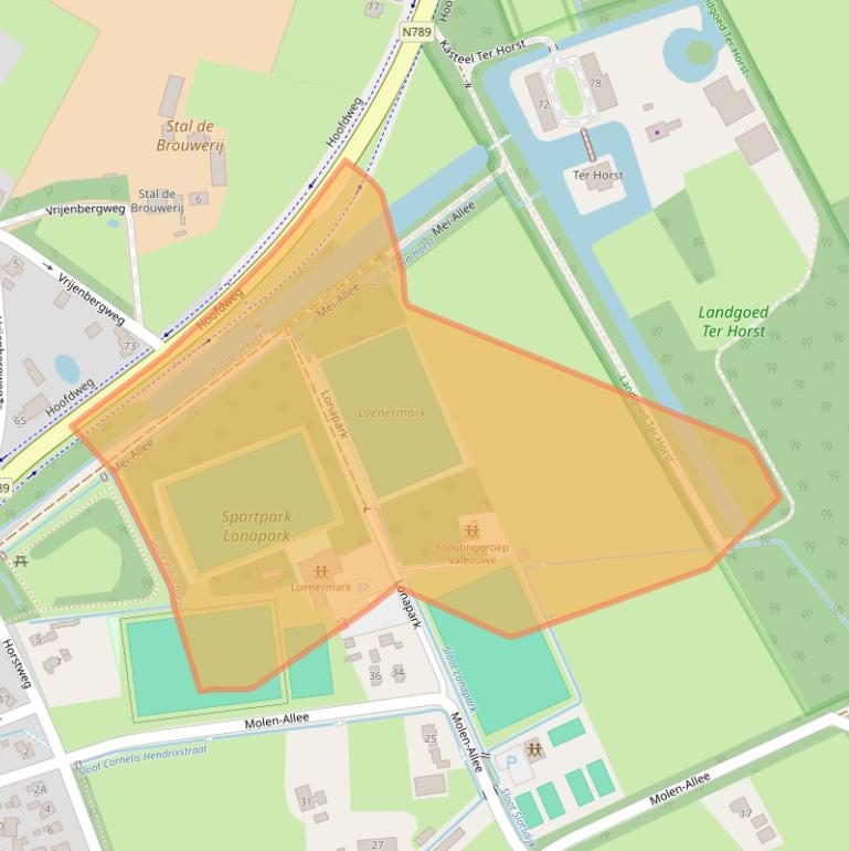 Kaart van postcodegebied 7371EH.