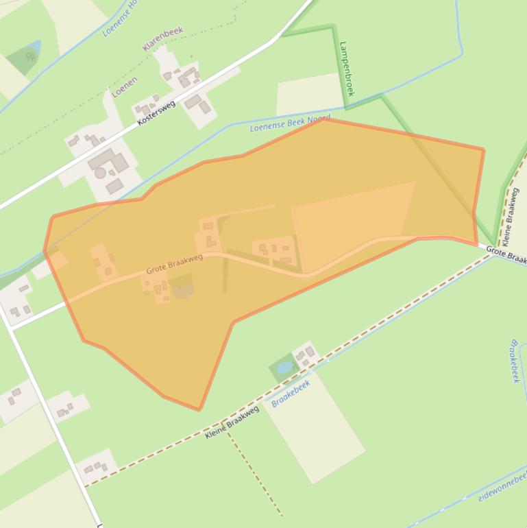 Kaart van postcodegebied 7371ER.