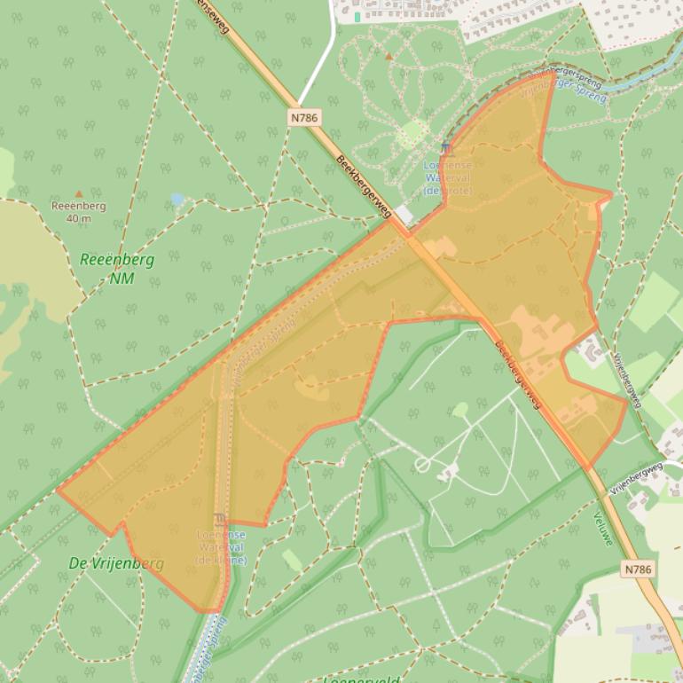 Kaart van postcodegebied 7371EW.