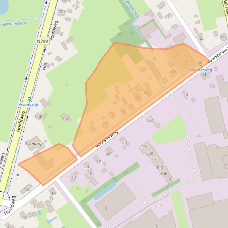 Kaart van postcodegebied 7371GA.